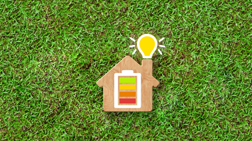 Image showing a graphic of a house with a lightbulb